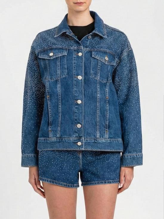 26SS 액티튜드 트윈세트 자켓 261AP2340 01104 Denim