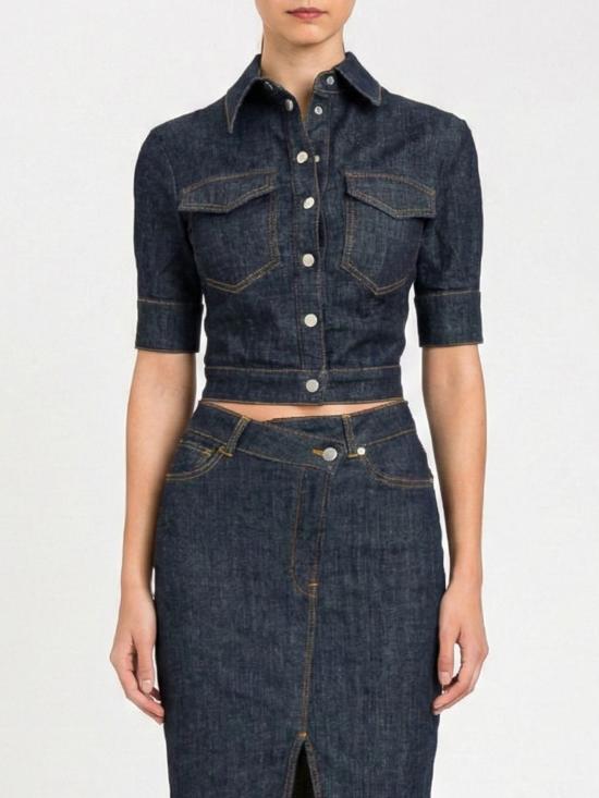 26SS 액티튜드 트윈세트 셔츠 261AP2365 06295 Denim