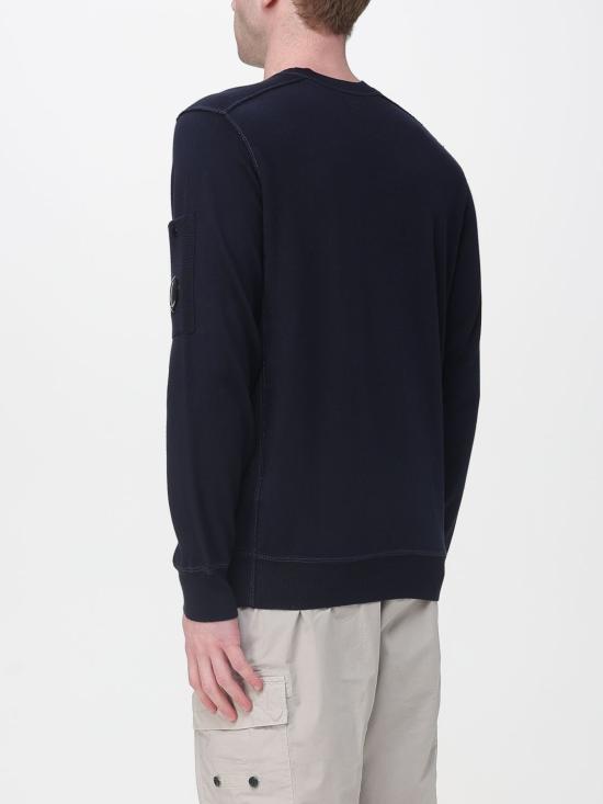 26SS 씨피 컴퍼니 코튼 씨 아일랜드 크루넥 렌즈 스웨터 20CMKN102A110560A 888 Blue - C.P. COMPANY