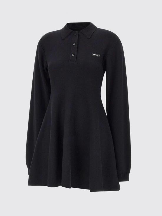 26SS 로테이트 롱 원피스 115488 100 Black - ROTATE