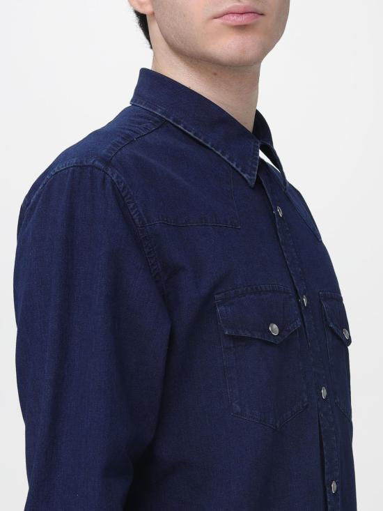 26SS 톰포드 긴팔 셔츠 HDS001FMC289 UCC Blue - TOMFORD