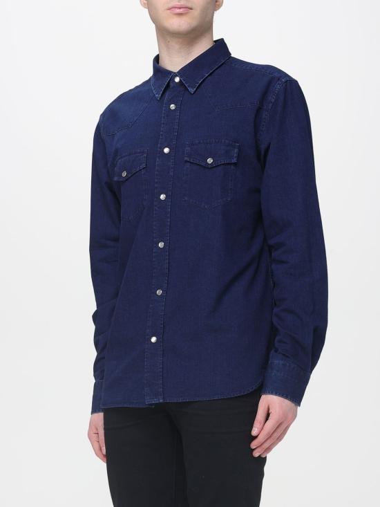 26SS 톰포드 긴팔 셔츠 HDS001FMC289 UCC Blue - TOMFORD