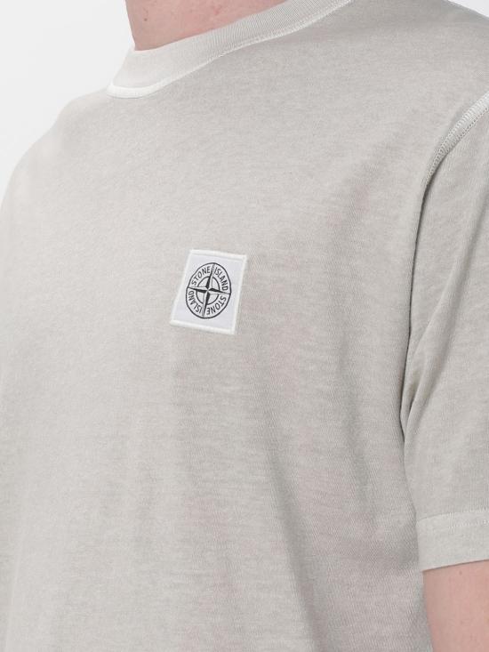 26SS 스톤 아일랜드 반팔 티셔츠 2100026S0057 V0161 Grey - STONE ISLAND