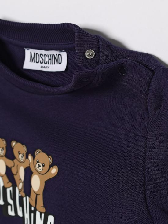 26SS [키즈] 모스키노 풀오버 MTF060LCA89 40016 Blue - MOSCHINO