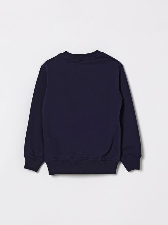 26SS [키즈] 모스키노 풀오버 HUF09ULCA19 40016 Blue - MOSCHINO