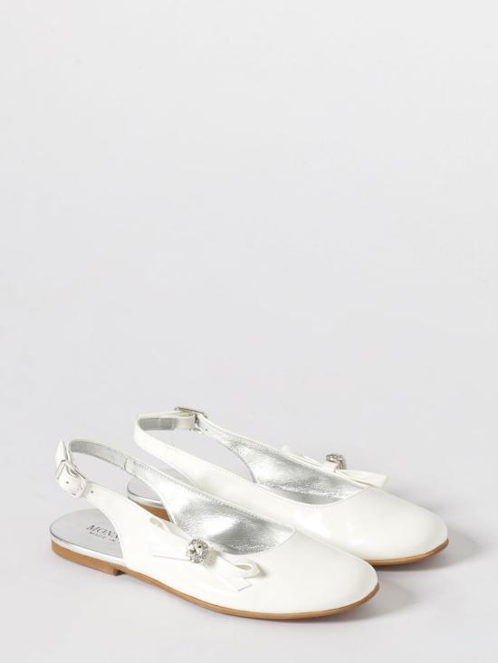 26SS [키즈] 모나리자 레이스업 슈즈 87G0007706 0099 White - MONNALISA