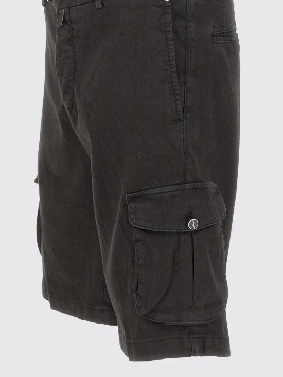 26SS 키톤 숏팬츠 UFPPBK0603F18 003 Black - KITON