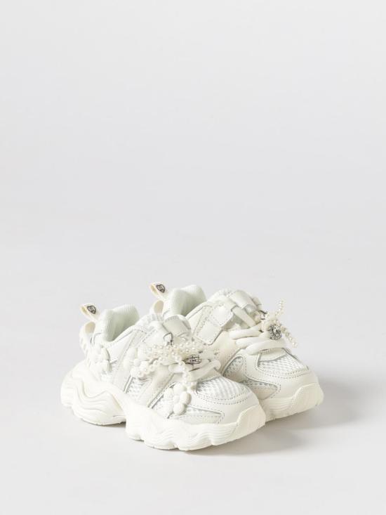 26SS [키즈] 모나리자 스니커즈 8CG0047703 0001 Yellow Cream - MONNALISA