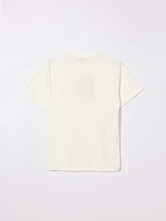 26SS [키즈] 모스키노 티셔츠 H5M05GLAA23 10063 White - MOSCHINO