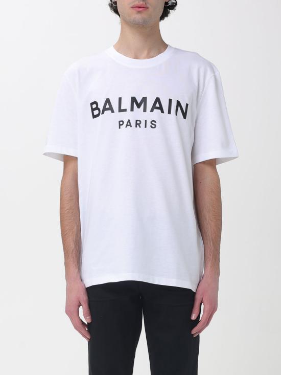 26SS 발망 반팔 티셔츠 GH1EG000BD45 GAB White