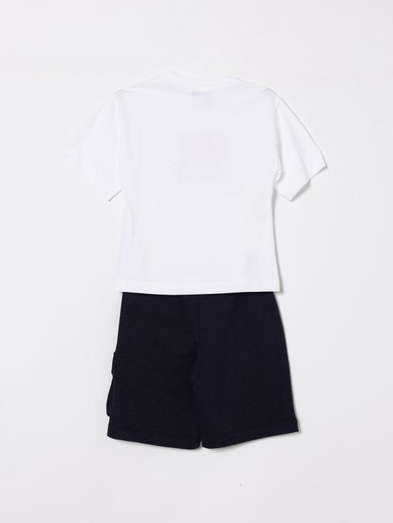 26SS [키즈] 모스키노 캐주얼 세트 HUG00WLCA88 83240 White - MOSCHINO