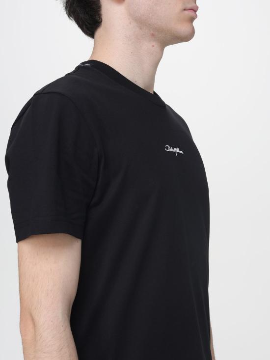 26SS 돌체앤가바나 반팔 티셔츠 G8RN8ZG7NUB N0000 Black - DOLCE & GABBANA