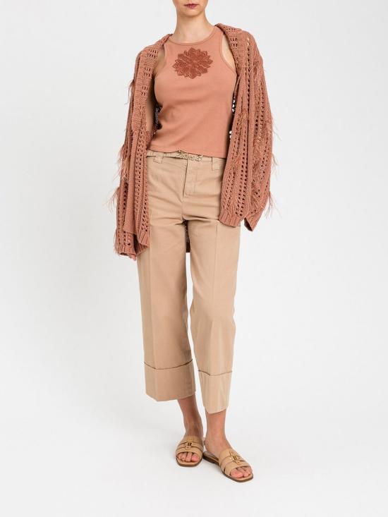 26SS 트윈셋 반팔 티셔츠 261TP2090 13168 Coffee - TWINSET