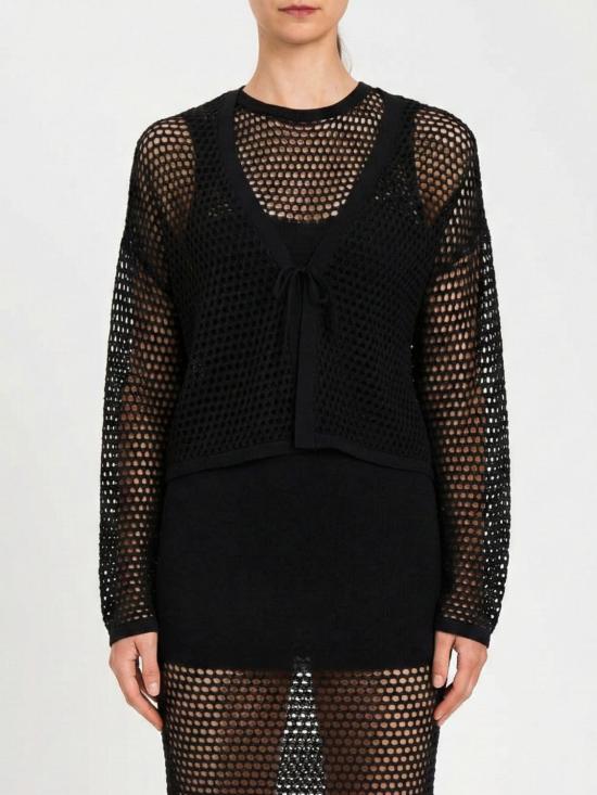 26SS 트윈셋 스웨터 261AP3031 00006 Black