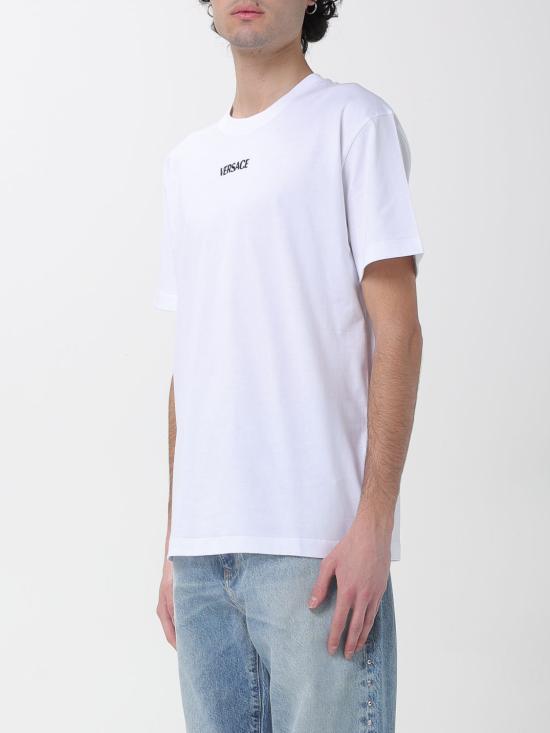 26SS 베르사체 반팔 티셔츠 10139441A16455 1W000 White - VERSACE