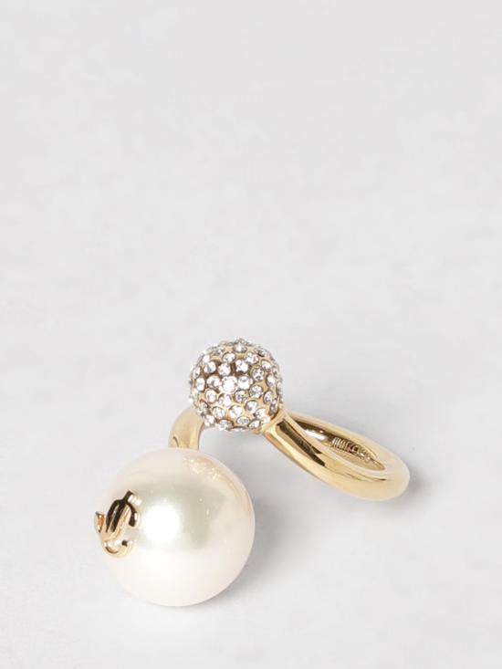 26SS 지미추 보석 AURIRINGJIQ GOLD WHITE CRYSTAL Gold - JIMMY CHOO