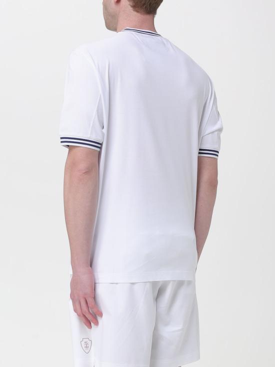 26SS 브루넬로 쿠치넬리 저지 티셔츠 M0B131386T C6159 White - BRUNELLO CUCINELLI