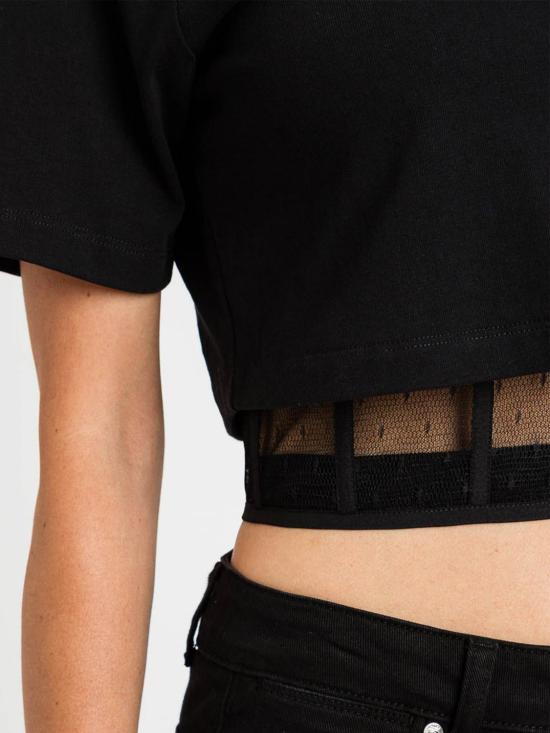 26SS 트윈셋 반팔 티셔츠 261TP2020 00006 Black - TWINSET