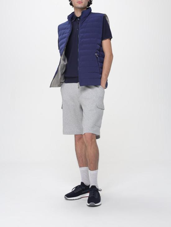 26SS 브루넬로 쿠치넬리 나일론 다운 베스트 MM4791451 CWG01 Blue - BRUNELLO CUCINELLI