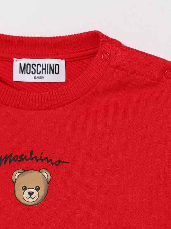 26SS [키즈] 모스키노 점프수트 MDV0DGLCA19 50109 Red - MOSCHINO