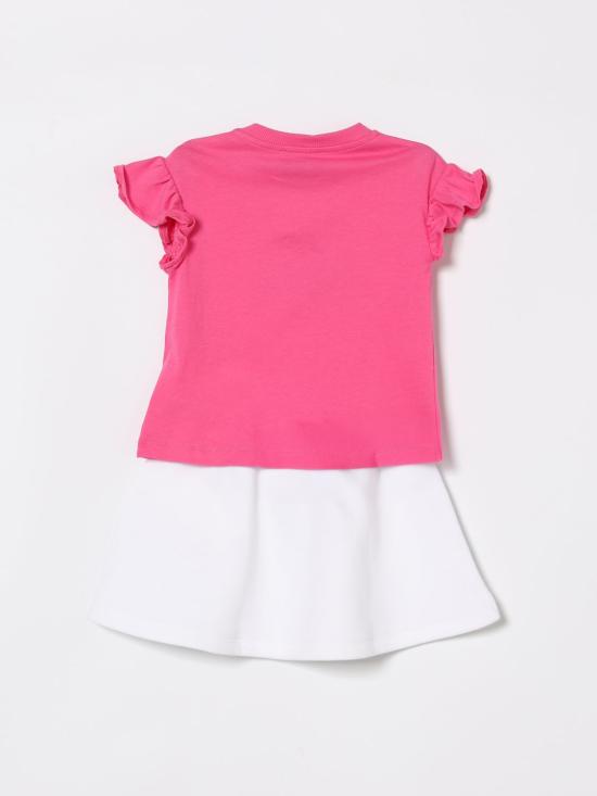 26SS [키즈] 모스키노 오버롤 MBG01GLCA89 85270 Azalea - MOSCHINO