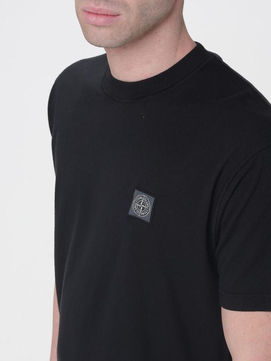 26SS 스톤 아일랜드 반팔 티셔츠 2100026S0057 V0029 Black - STONE ISLAND