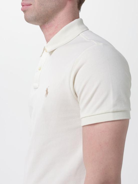 26SS 폴로 랄프로렌 폴로 티셔츠 710536856 417 White - POLO RALPH LAUREN