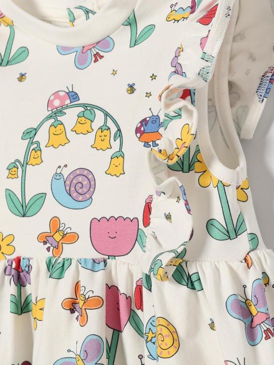 26SS [키즈] 스텔라 맥카트니 점프수트 TY1011Z3574 101MC Ivory - STELLA MCCARTNEY