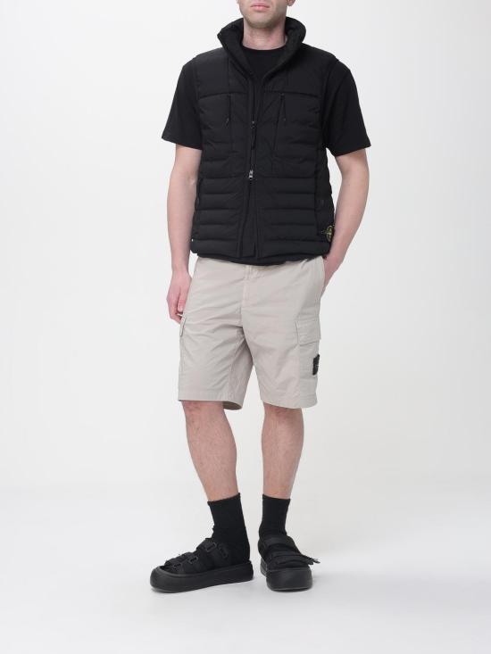 26SS 스톤 아일랜드 베스트 G100007S0183 V0029 Black - STONE ISLAND