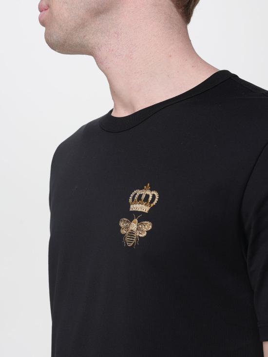 26SS 돌체앤가바나 반팔 티셔츠 G8PV1ZG7WUQ N0000 Black - DOLCE & GABBANA