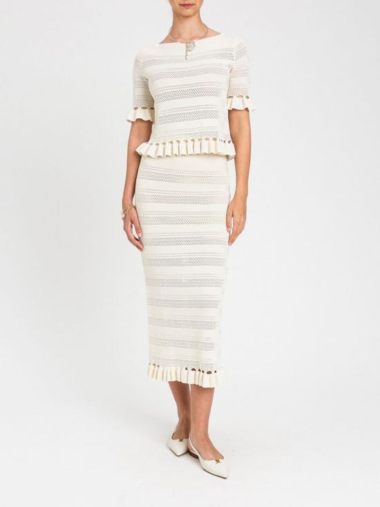 26SS 트윈셋 스웨터 261TP3082 00059 White - TWINSET