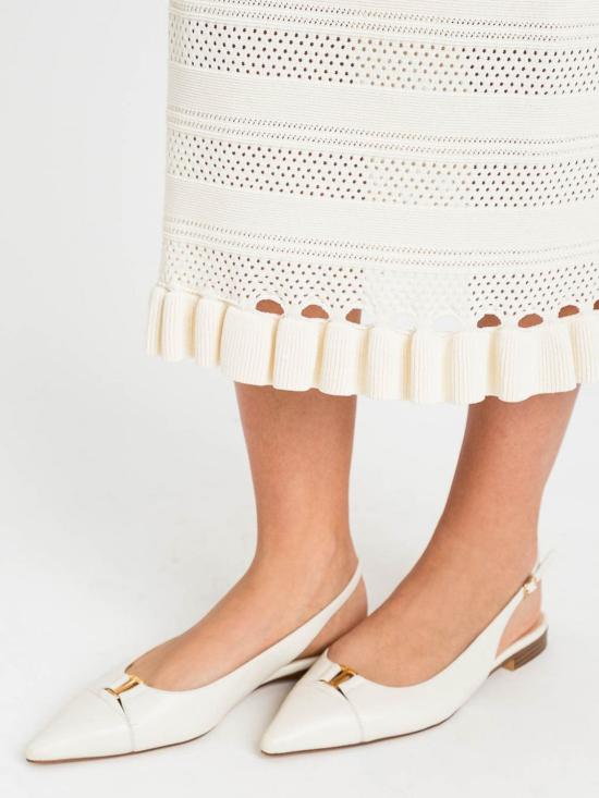 26SS 트윈셋 롱 스커트 261TP3083 00059 White - TWINSET