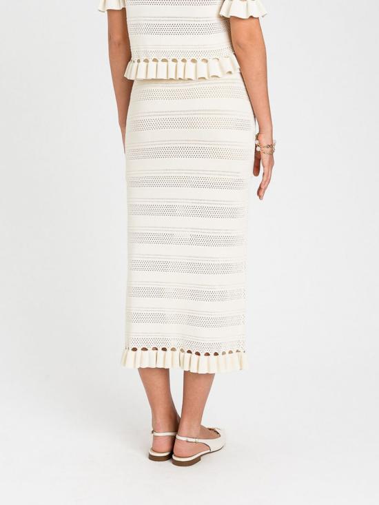 26SS 트윈셋 롱 스커트 261TP3083 00059 White - TWINSET