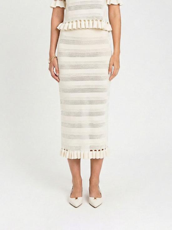 26SS 트윈셋 롱 스커트 261TP3083 00059 White