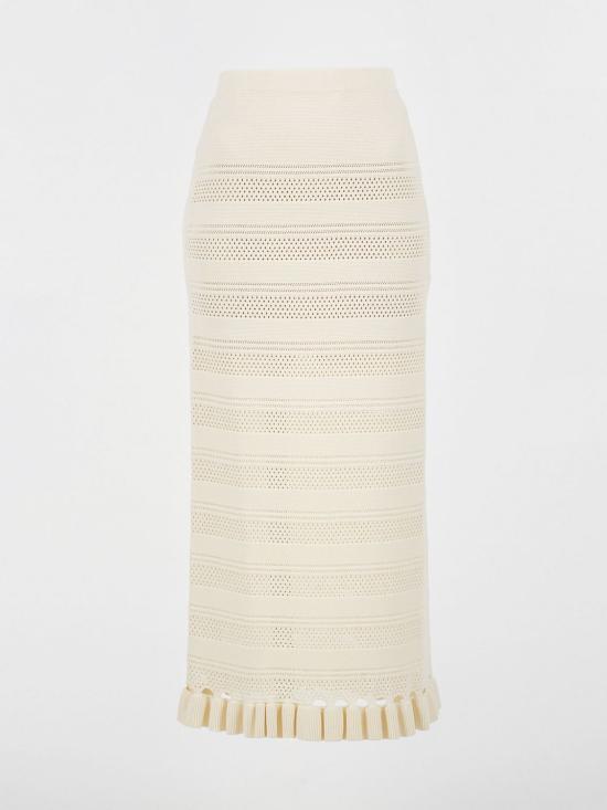 26SS 트윈셋 롱 스커트 261TP3083 00059 White - TWINSET