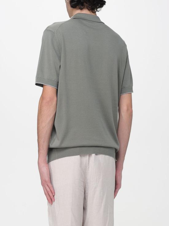 26SS 브루넬로 쿠치넬리 폴로 티셔츠 M29800145 CXS05 Green - BRUNELLO CUCINELLI