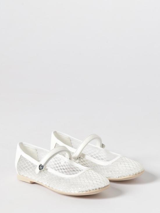 26SS [키즈] 모나리자 레이스업 슈즈 87G0027704 0099 White - MONNALISA