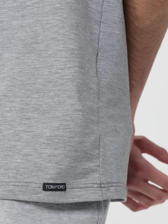 26SS 톰포드 반팔 티셔츠 T4M081410 020 Grey - TOMFORD