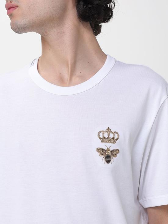 26SS 돌체앤가바나 반팔 티셔츠 G8PV1ZG7WUQ W0800 White - DOLCE & GABBANA