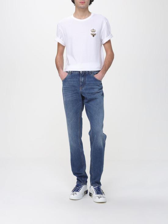 26SS 돌체앤가바나 반팔 티셔츠 G8PV1ZG7WUQ W0800 White - DOLCE & GABBANA