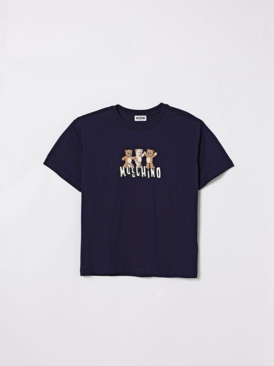 26SS [키즈] 모스키노 티셔츠 HUM05PLAA23 40016 Blue