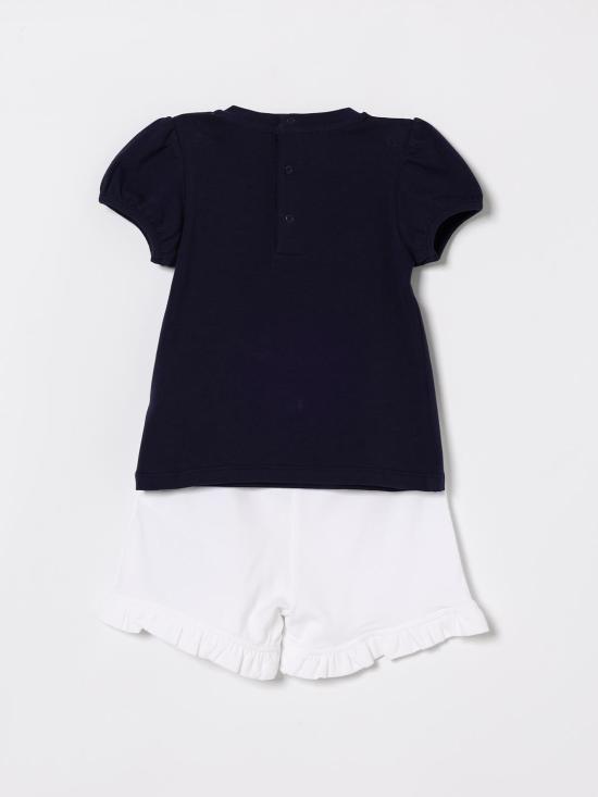 26SS [키즈] 모스키노 오버롤 MBG01OLBA00 85269 Navy - MOSCHINO