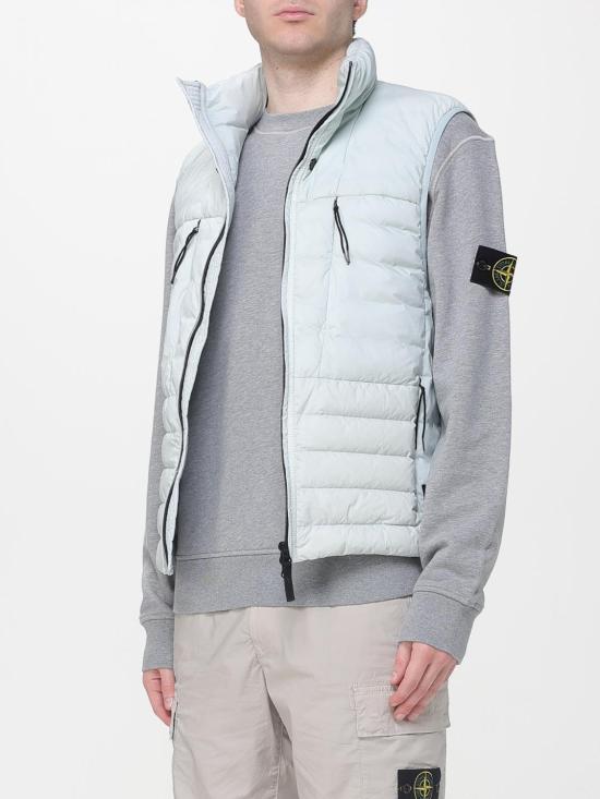 26SS 스톤 아일랜드 베스트 G100007S0183 V0041 Blue 1 - STONE ISLAND