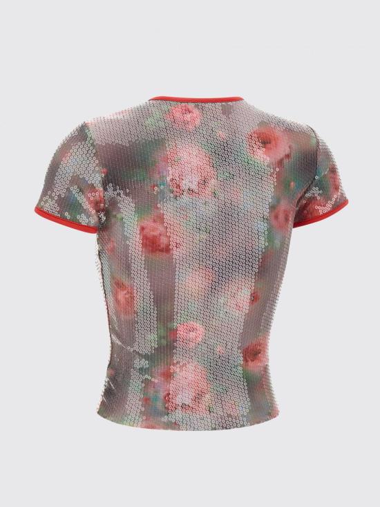 26SS 디젤 반팔 티셔츠 A200620QVCT 43JA Red - DIESEL