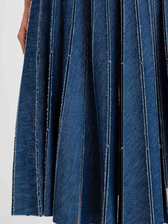 26SS 트윈셋 롱 스커트 261TP2350 01611 Denim - TWINSET