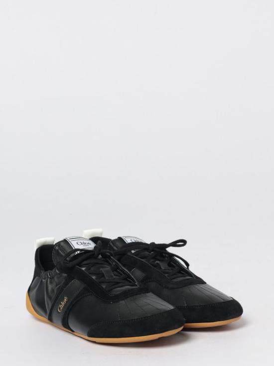 26SS 끌로에 끌로에 킥 스니커즈 CH26S15RVQ 001 Black - CHLOE