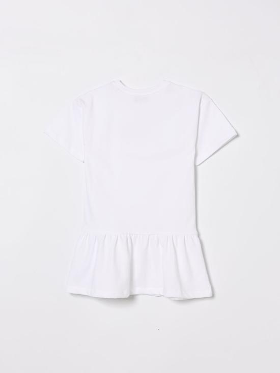 26SS [키즈] 모스키노 캐주얼 자켓 HDV0HLLCA19 10101 White - MOSCHINO