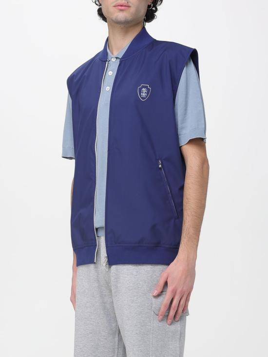 26SS 브루넬로 쿠치넬리 폴로 티셔츠 M29800125 CMM56 Blue - BRUNELLO CUCINELLI