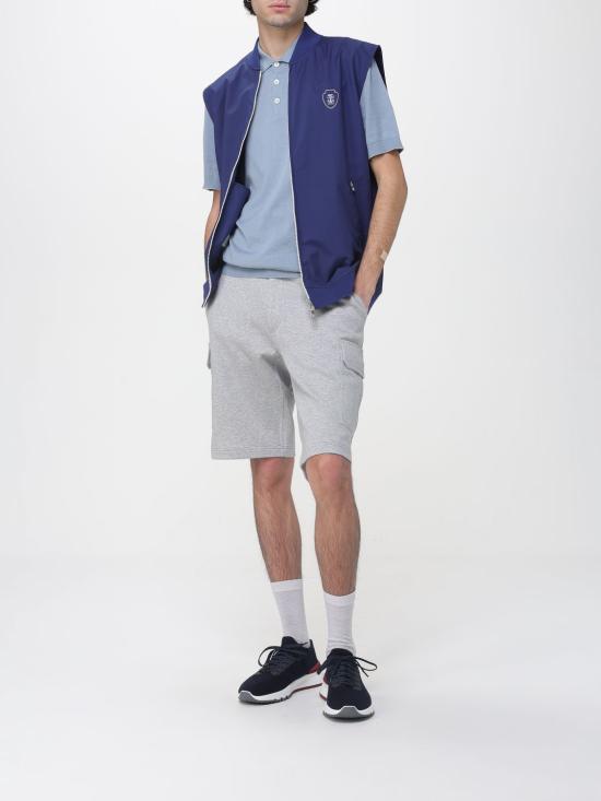 26SS 브루넬로 쿠치넬리 폴로 티셔츠 M29800125 CMM56 Blue - BRUNELLO CUCINELLI