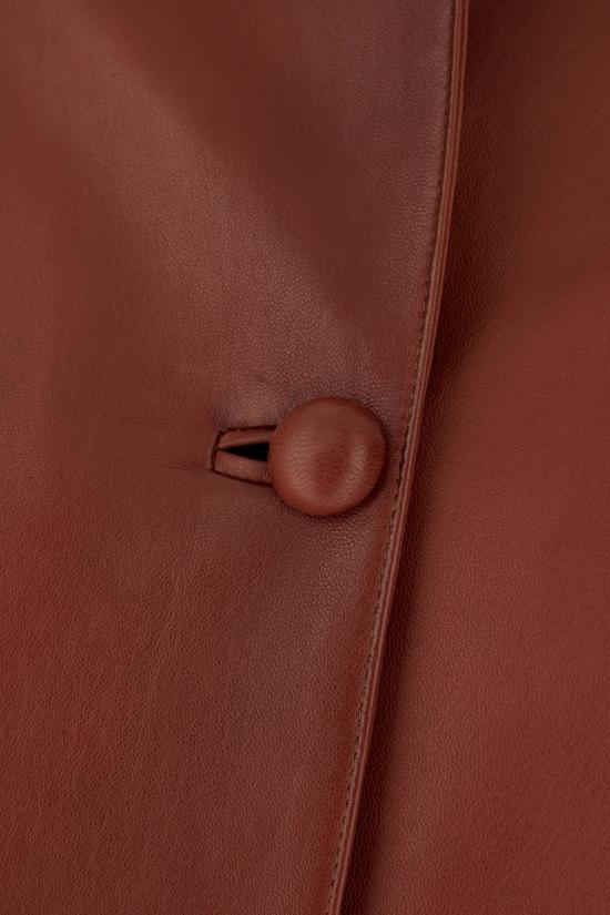 26SS 끌로에 가죽 자켓 CH26SCV97201 642 BURNT HENNA - CHLOE